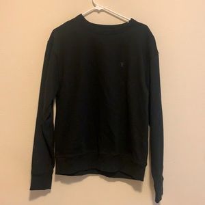 Men’s champion all black crew neck